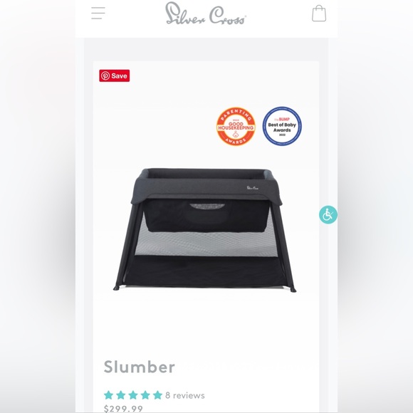 COPY - Silver cross slumber - Picture 1 of 3